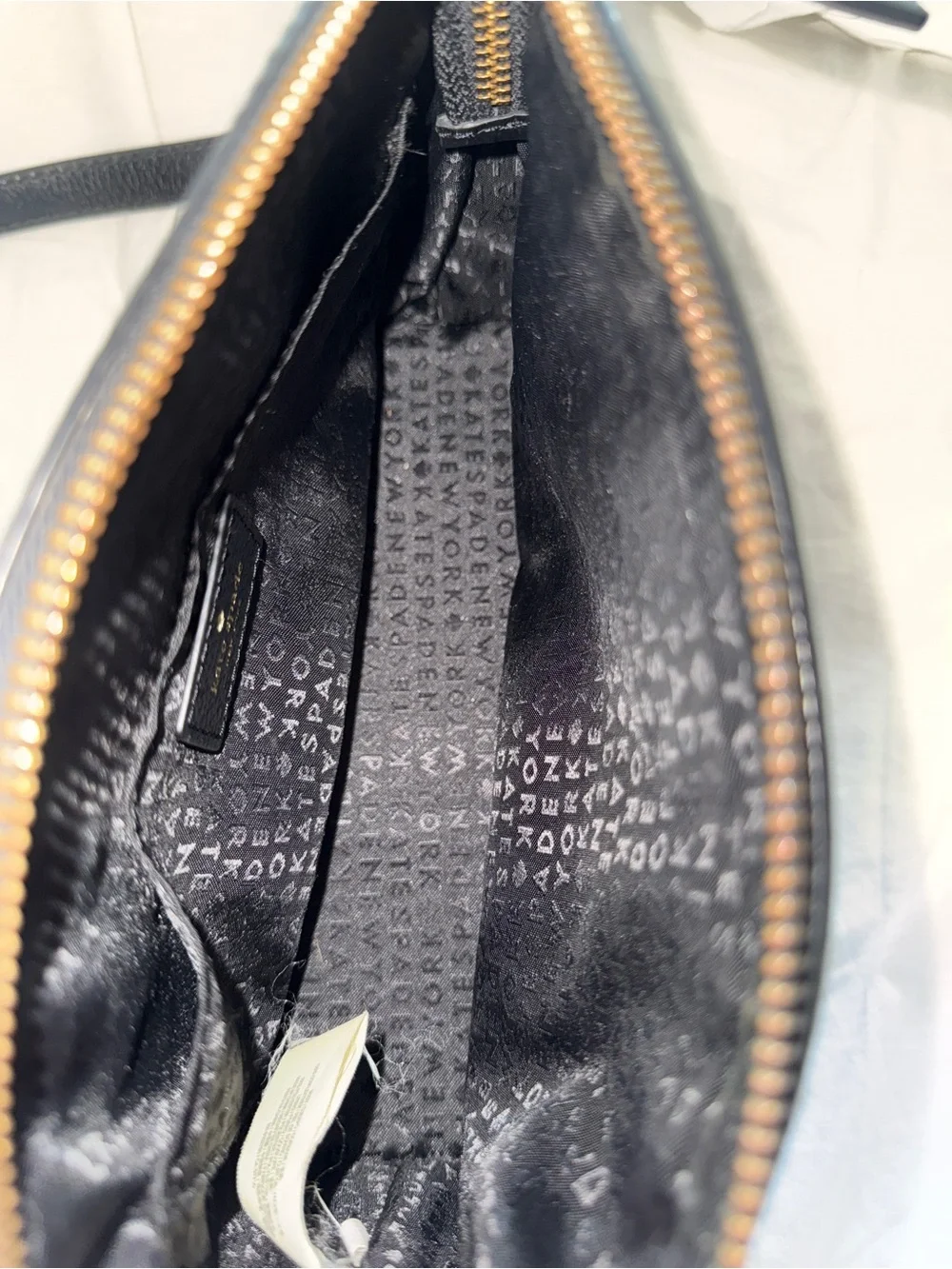 Kate Spade Black Leather Pebbled Crossbody